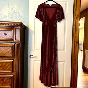 Baltic Born Dark Rose wrap dress